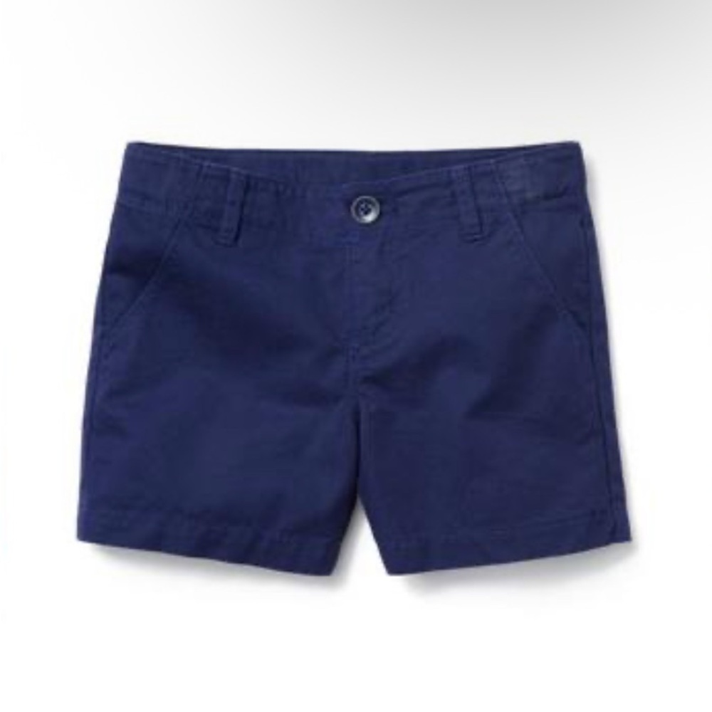 Gymboree Girls Classic Solid Navy Shorts Size 4